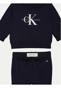 Calvin Klein Jeans Dres Monogram IN0IN00017 Niebieski Regular Fit. Kolor: niebieski. Materiał: bawełna #3