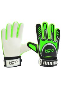 Rękawice bramkarskie męskie NO10 Club. Kolor: zielony. Sport: piłka nożna #1