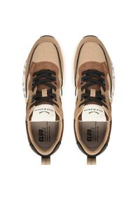 Voile Blanche Sneakersy Club01. 2017465-14 Brązowy. Kolor: brązowy. Materiał: skóra, zamsz