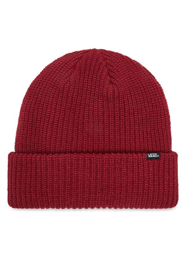 Vans Czapka Core Basic Cuff Beanie VN000QB4BRD1 Bordowy. Kolor: czerwony. Materiał: akryl, materiał