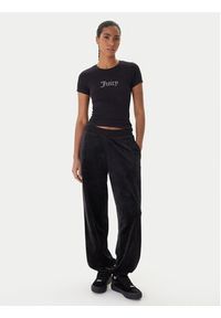 Juicy Couture Spodnie dresowe Davidson JCBBJ224811 Czarny Regular Fit. Kolor: czarny. Materiał: syntetyk #5