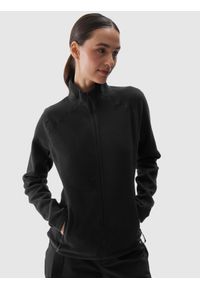 4f - 4F Polar ze stójką Polartec regular damski - czarny L. Typ kołnierza: kołnierzyk stójkowy. Kolor: czarny. Materiał: polar. Wzór: gładki. Sezon: zima. Sport: snowboard, wspinaczka, turystyka piesza, narciarstwo #1