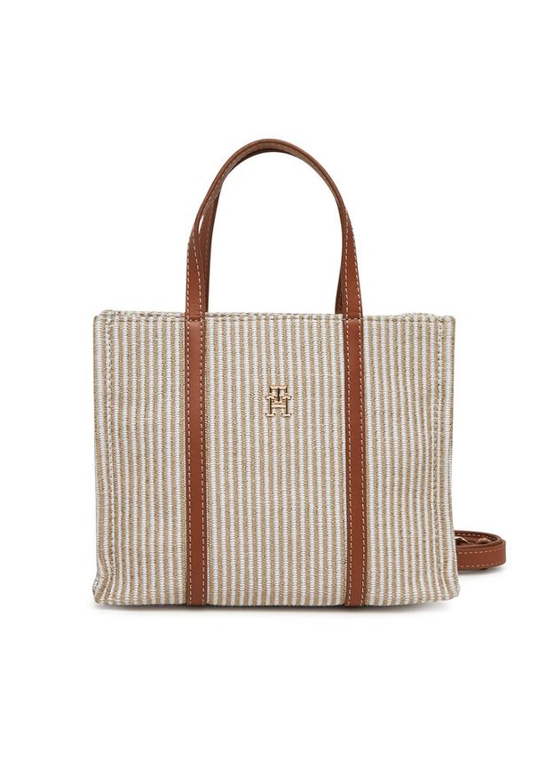 TOMMY HILFIGER - Torebka Tommy Hilfiger. Kolor: beżowy