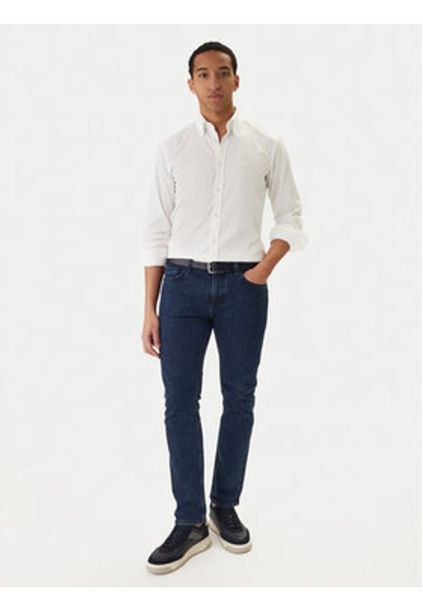 BOSS Koszula Rickert 50553001 Biały Regular Fit. Kolor: biały. Materiał: bawełna