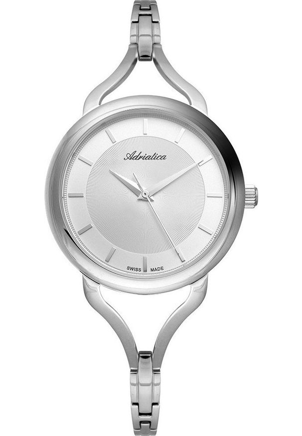 Zegarek Adriatica Zegarek damski Adriatica A3796.5113Q srebrny. Kolor: srebrny
