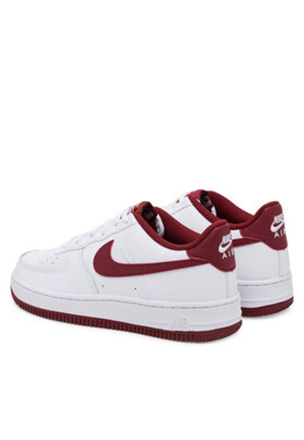 Nike Sneakersy Air Force 1 (GS) FV5948 105 Biały. Kolor: biały. Materiał: skóra. Model: Nike Air Force