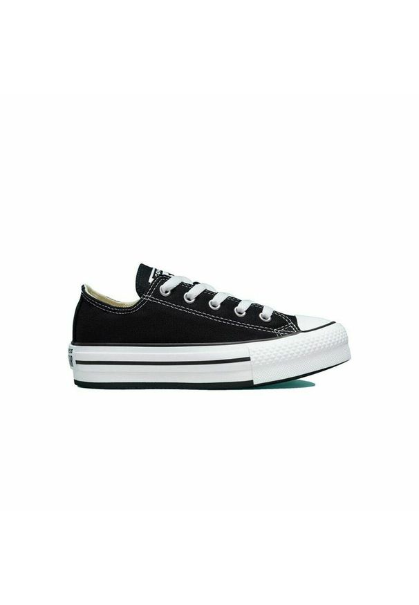 Buty sportowe Casual Dziecięce Converse All-Star Lift Low Czarny. Okazja: na co dzień. Kolor: czarny. Styl: sportowy, casual