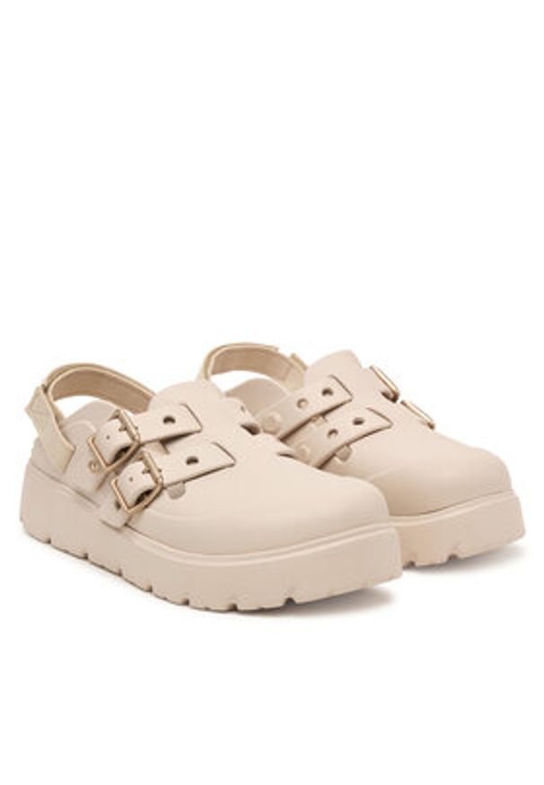 Crocs Sandały Loaferette Clog 214105 Beżowy. Kolor: beżowy