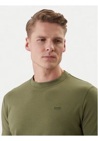 Karl Lagerfeld - KARL LAGERFELD T-Shirt 755034 562235 Zielony Regular Fit. Typ kołnierza: dekolt w karo. Kolor: zielony. Materiał: bawełna #4