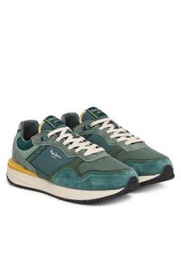 Pepe Jeans Sneakersy Buster Pro Main M PMS600009 Zielony. Kolor: zielony. Materiał: zamsz, skóra #6
