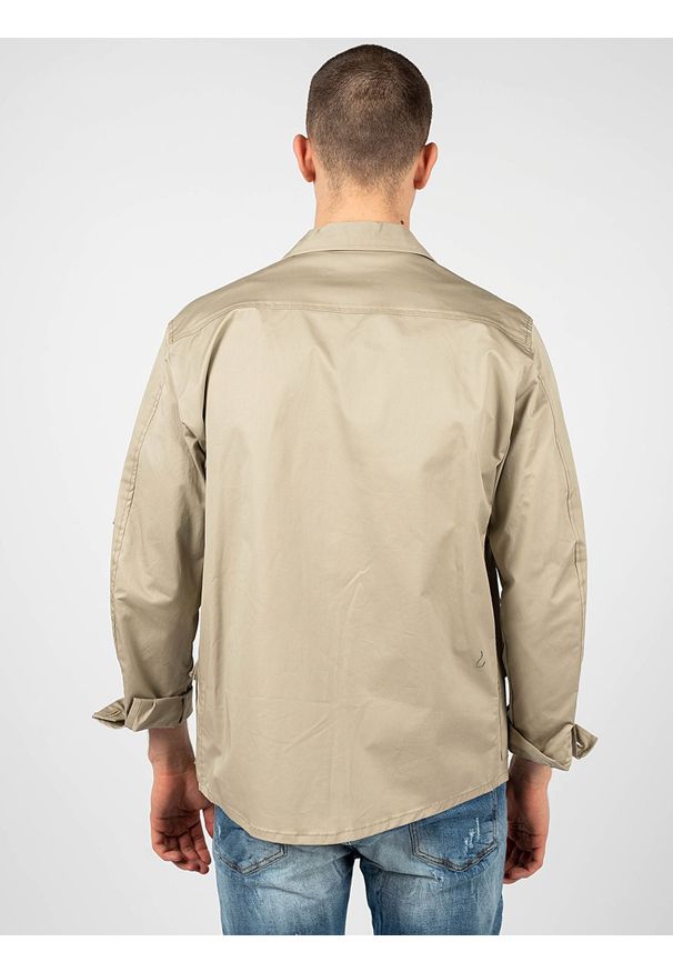 Xagon Man Kurtka "Etiop" | P2302 2P | Etiop | Mężczyzna | Beżowy. Okazja: na co dzień. Kolor: beżowy. Materiał: bawełna, elastan. Styl: casual