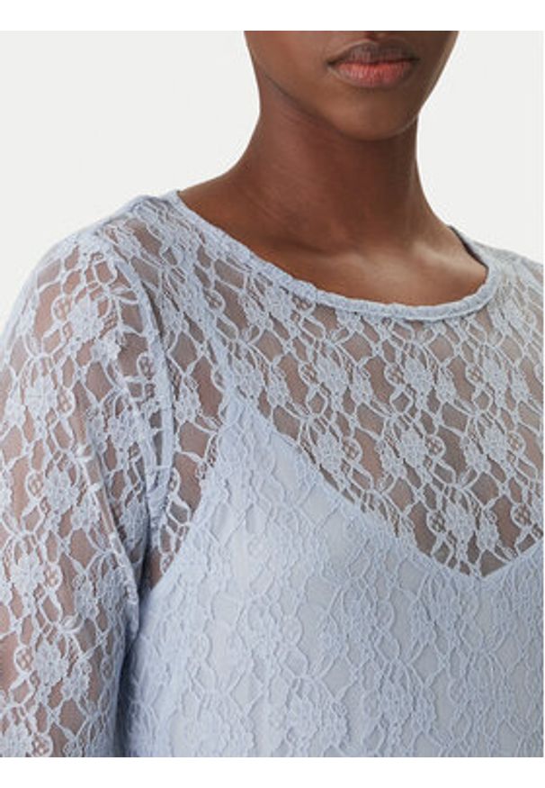 Vero Moda Sukienka letnia Loulou 10346192 Błękitny Loose Fit. Kolor: niebieski. Materiał: syntetyk. Sezon: lato