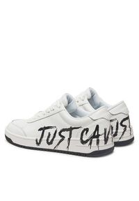 Just Cavalli Sneakersy 78QA3SM5 ZP397 Biały. Kolor: biały. Materiał: skóra