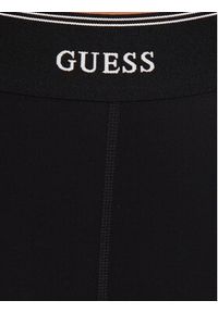 Guess Legginsy V5BB06 K1942 Czarny Slim Fit. Kolor: czarny. Materiał: syntetyk