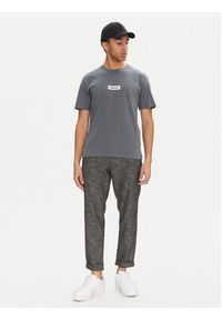 Jack & Jones - Jack&Jones T-Shirt Split 12273182 Niebieski Regular Fit. Kolor: niebieski. Materiał: bawełna #4