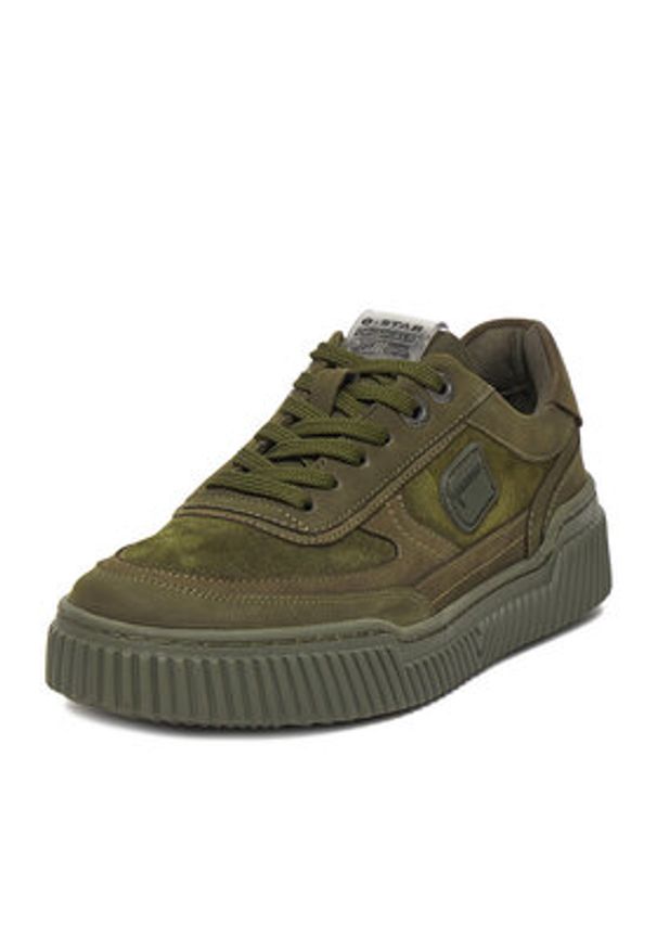 G-Star RAW - G-Star Raw Sneakersy CEO-WI16-SABY-02 Khaki. Kolor: brązowy. Materiał: zamsz, skóra