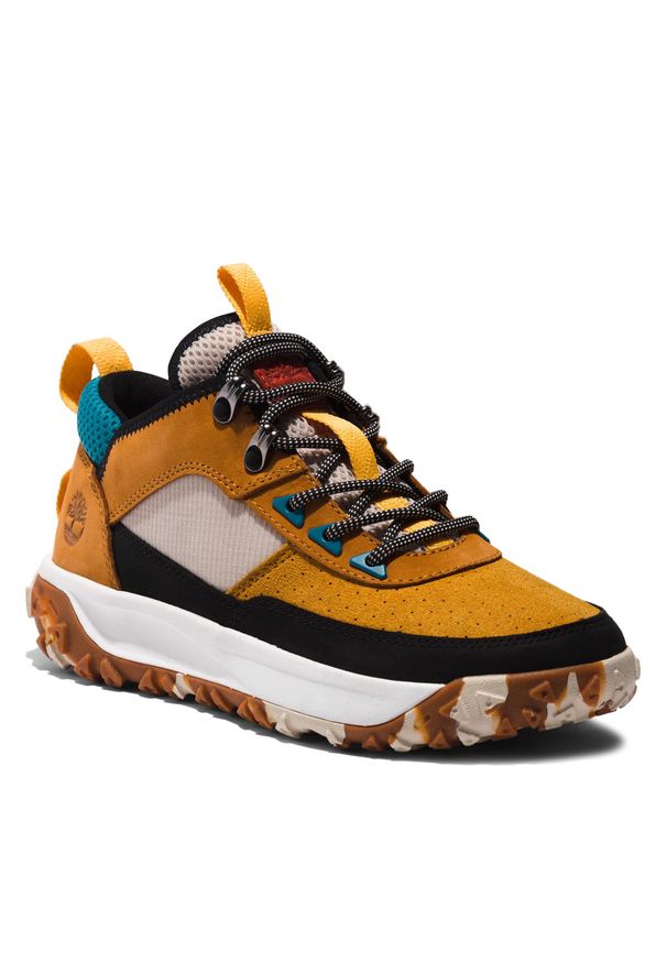 Sneakersy Timberland Gs Motion6 Low F/L TB0A2MQC2311 Wheat Nubuck. Kolor: brązowy. Materiał: nubuk