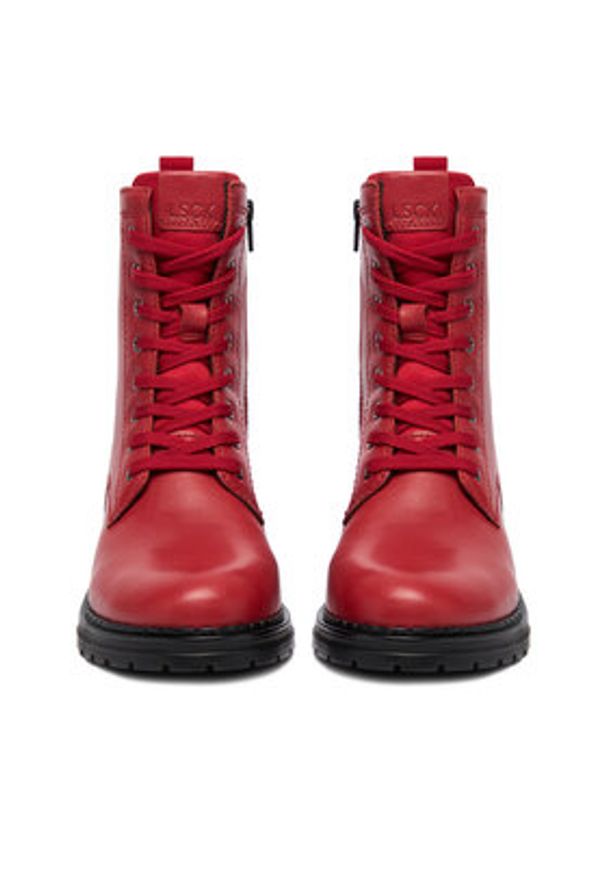 Lasocki Trzewiki CEO-WI16-TIBILISI-02 Czerwony. Kolor: czerwony. Materiał: skóra