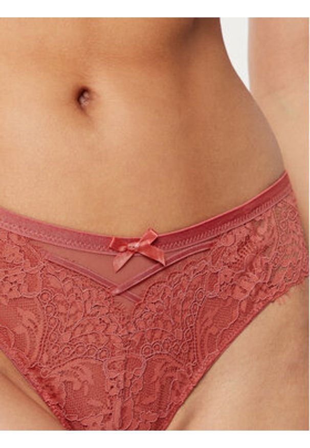 Hunkemöller Stringi Arabella 206330 Czerwony. Kolor: czerwony. Materiał: syntetyk
