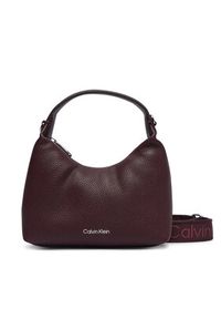 Calvin Klein Torebka LV04F3892G Bordowy. Kolor: czerwony. Materiał: skórzane #6