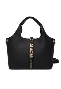 Love Moschino - LOVE MOSCHINO Torebka JC4174PP1NLV0000 Czarny. Kolor: czarny. Materiał: skórzane