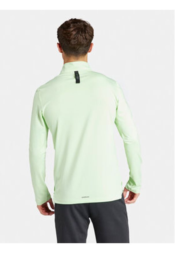 Adidas - adidas Bluza techniczna Workout IS3803 Zielony Slim Fit. Kolor: zielony. Materiał: syntetyk