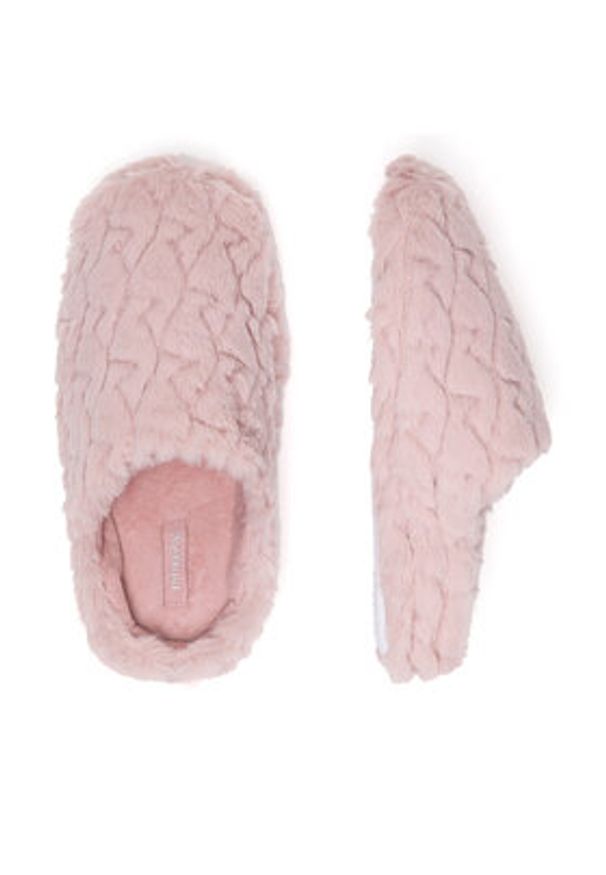 DeeZee Kapcie WFA3223-1 Różowy. Kolor: różowy. Materiał: materiał