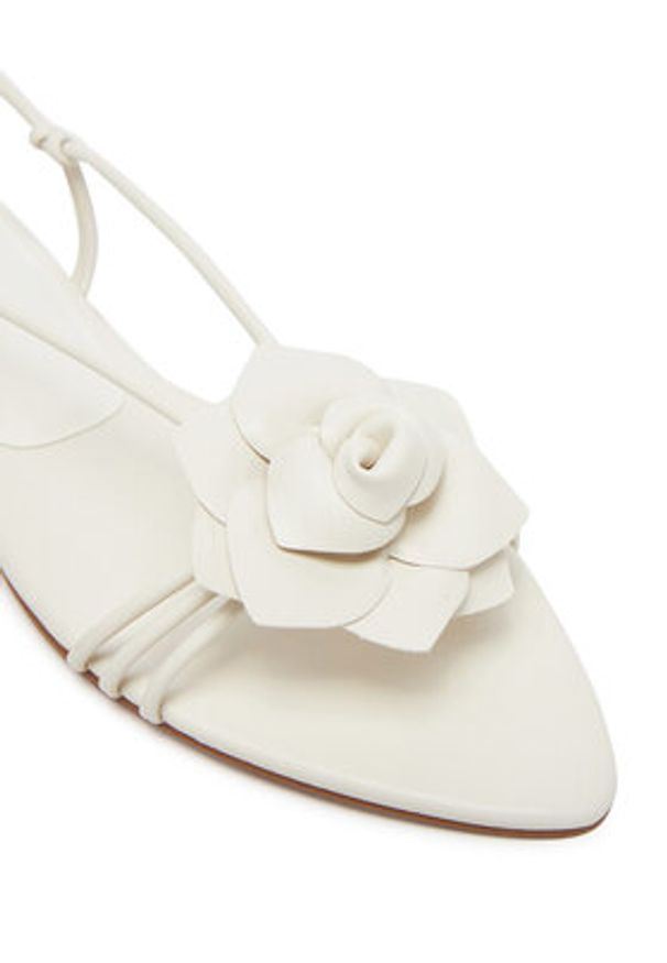 Aldo Sandały Gardenia 13986281 Biały. Kolor: biały. Materiał: skóra