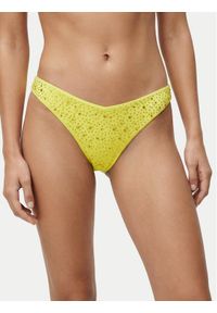 Guess Dół od bikini E6GO22 MC040 Zielony. Kolor: zielony. Materiał: syntetyk #1