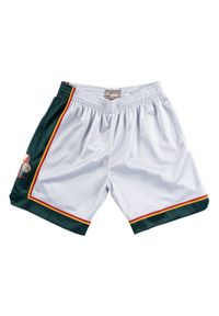 Mitchell & Ness - Krótkie NBA Seattle Supersonics Platinum. Kolor: szary. Długość: krótkie. Sport: koszykówka #1