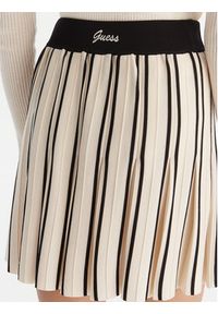 Guess Spódnica plisowana V5GD00 Z3D60 Écru Regular Fit. Materiał: wiskoza #5