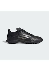 Adidas - Buty F50 League TF Kids. Kolor: żółty, wielokolorowy, czarny, szary. Materiał: materiał