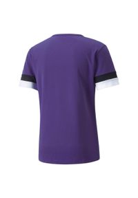 Puma - Koszulka piłkarska męska PUMA teamRISE Jersey. Kolor: fioletowy. Materiał: jersey. Sport: piłka nożna #2