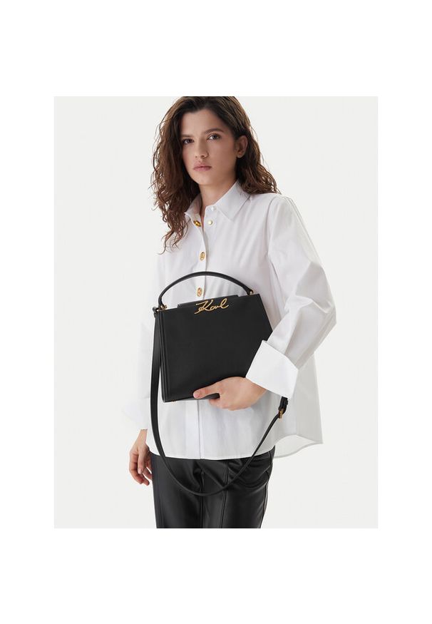 Karl Lagerfeld - Torebka KARL LAGERFELD. Kolor: czarny