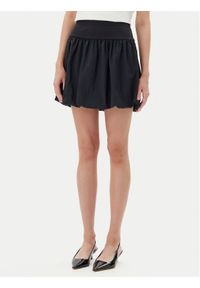 only - ONLY Spódnica mini Lia 15350112 Czarny Regular Fit. Kolor: czarny. Materiał: bawełna