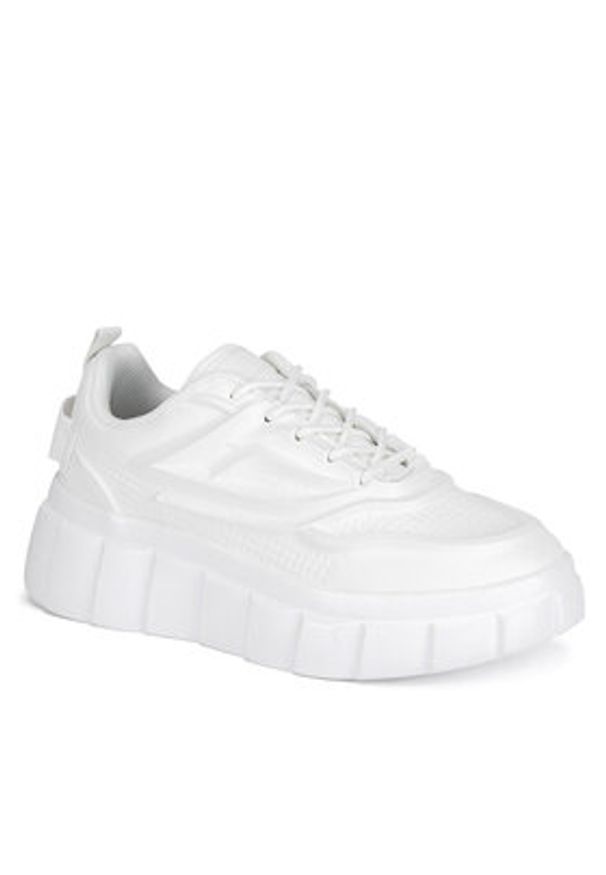 DeeZee Sneakersy WAG1371703A Biały. Kolor: biały. Materiał: skóra