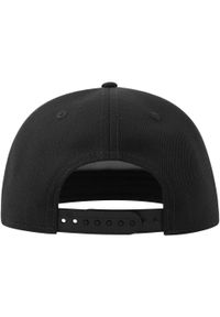 ATLANTIS - Czapka Z Daszkiem Unisex 5 Panel Snapback Dla Dorosłych. Kolor: czarny