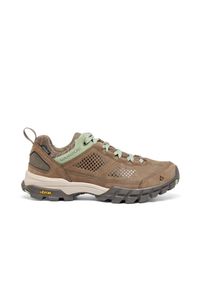 VASQUE - Damskie buty trekkingowe Vasque Talus At Ultradry Low. Kolor: wielokolorowy, zielony, żółty, brązowy. Materiał: skóra. Styl: sportowy