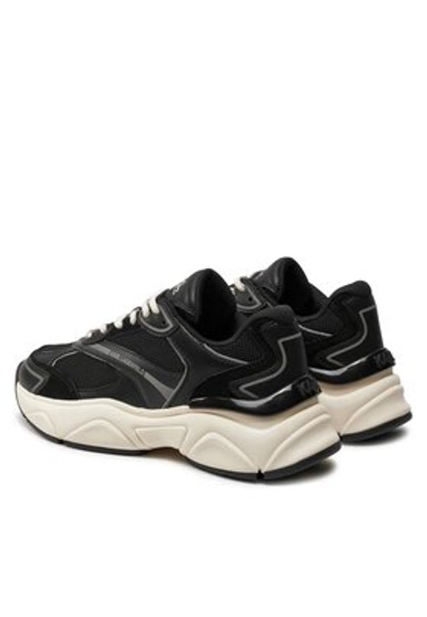 Karl Lagerfeld - KARL LAGERFELD Sneakersy KL65624 Czarny. Kolor: czarny. Materiał: materiał