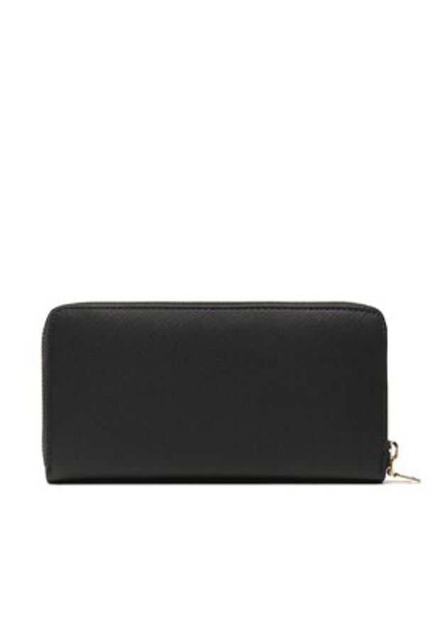 Geox Duży Portfel Damski D.Wallet D35K3A B0039 C9999 Czarny. Kolor: czarny. Materiał: skóra