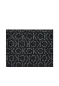 Calvin Klein Duży Portfel Męski Ck Must Mono Bifold 5Cc W/Coin K50K511671 Czarny. Kolor: czarny. Materiał: skóra