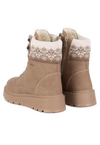 Rieker Trzewiki 70403-20 Beżowy. Kolor: beżowy. Materiał: skóra, syntetyk #5