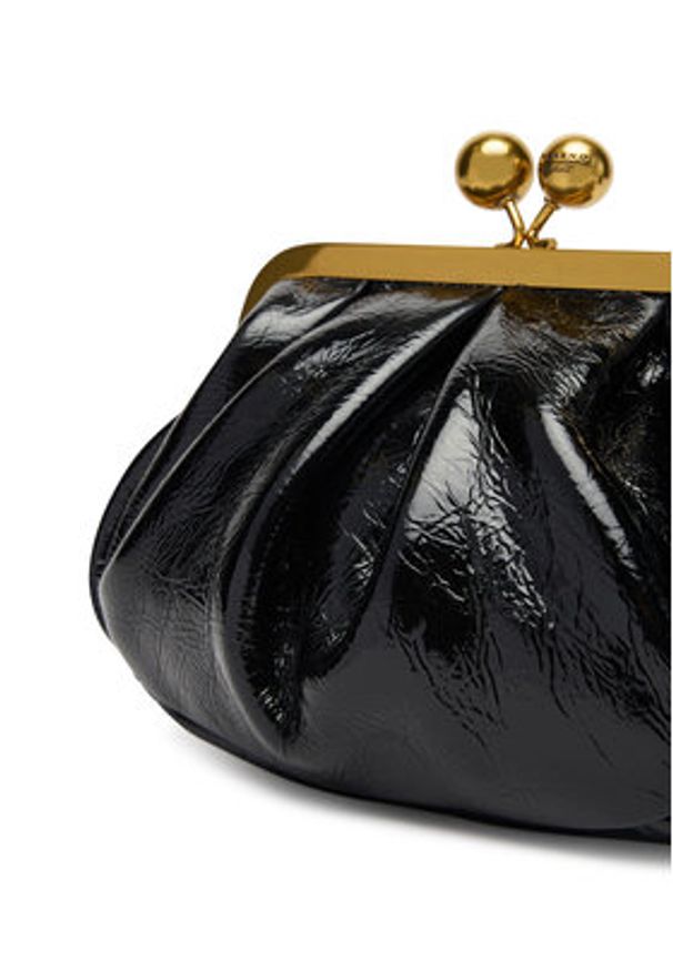 Weekend Max Mara Torebka Navetta 2525516214600 Czarny. Kolor: czarny. Materiał: skórzane
