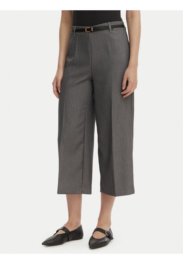 Vero Moda Kuloty Elma 10339926 Szary Wide Leg. Kolor: szary. Materiał: syntetyk