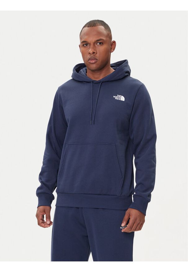 The North Face Bluza Simple Dome NF0A89FC Granatowy Regular Fit. Kolor: niebieski. Materiał: syntetyk