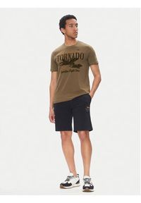 Aeronautica Militare T-Shirt 251TS2405J641 Khaki Regular Fit. Kolor: brązowy. Materiał: bawełna #3