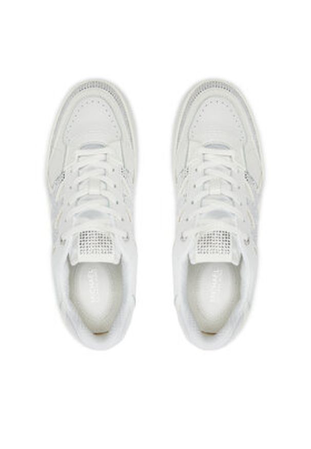 MICHAEL Michael Kors Sneakersy Rebel 43T4RBFS2D Biały. Kolor: biały. Materiał: skóra