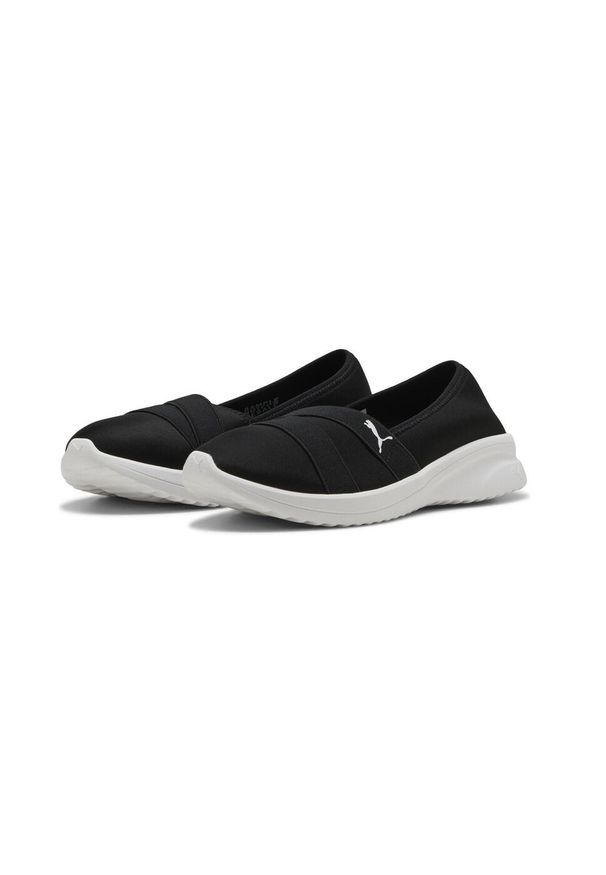 Puma - Damskie sneakersy Adelina 2 PUMA Black White. Kolor: biały, wielokolorowy, czarny. Szerokość cholewki: normalna