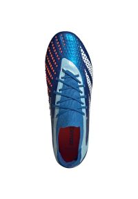 Adidas - Buty piłkarskie adidas Predator Accuracy.1 L Fg M GZ0031 niebieskie. Zapięcie: sznurówki. Kolor: niebieski. Materiał: syntetyk, guma. Szerokość cholewki: normalna. Sport: piłka nożna #3
