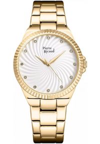 Zegarek damski Pierre Ricaud P22073.1113Q CYRKONIE złoty. Kolor: złoty #1